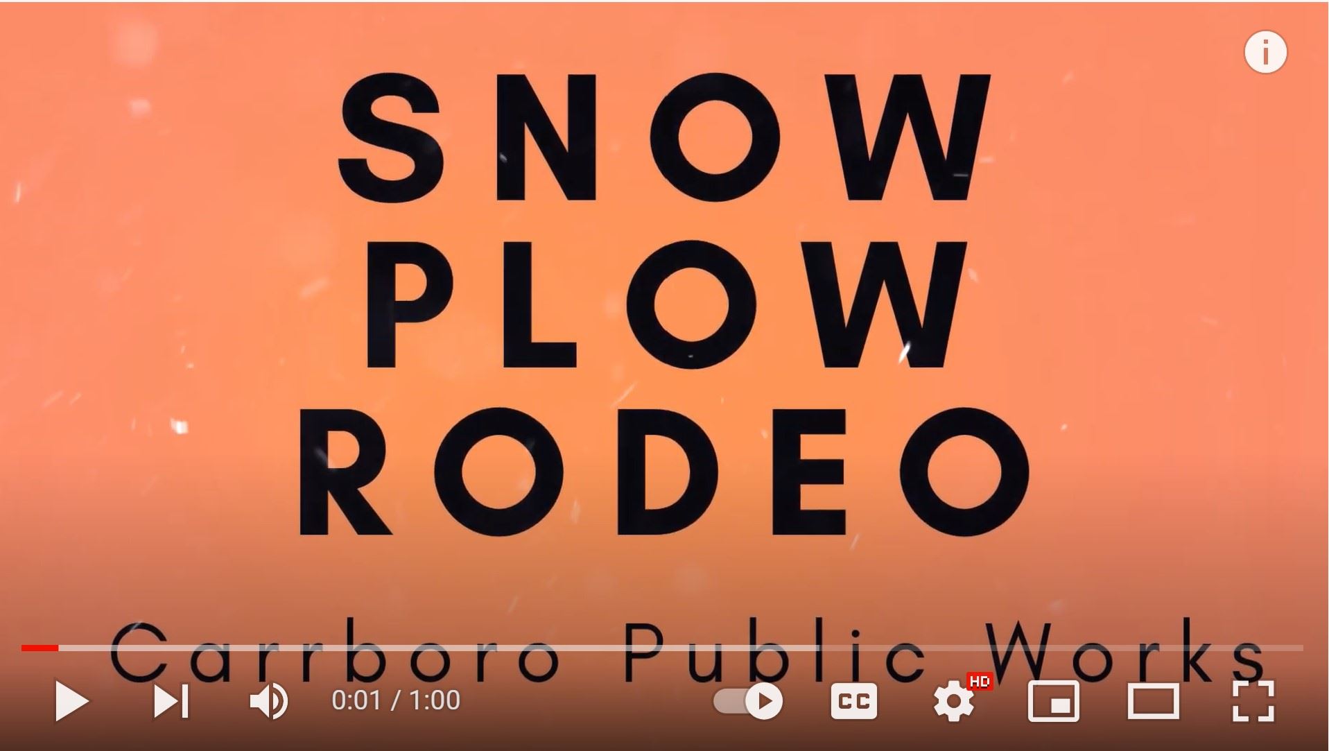 Snowplow Rodeo