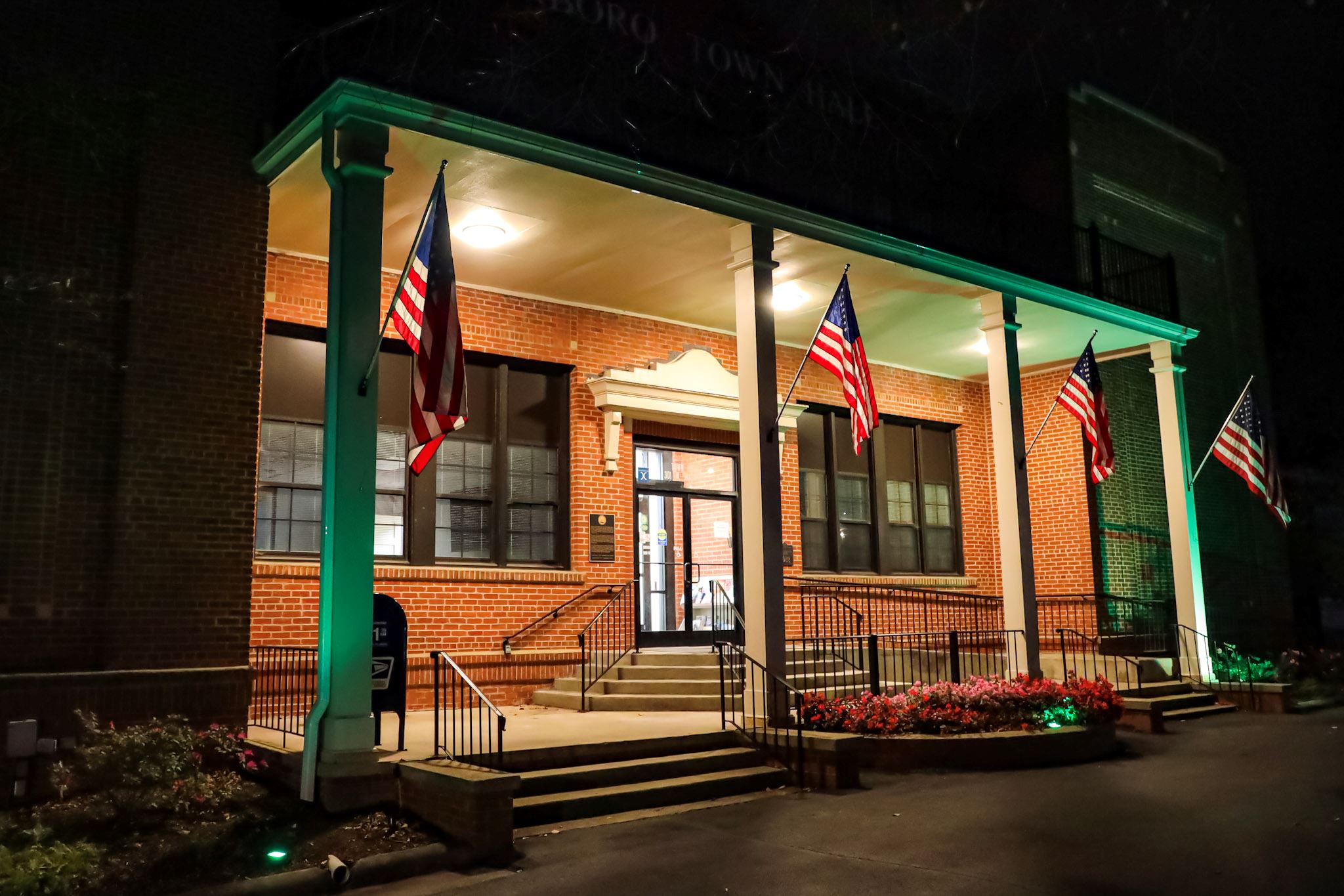 Green Lights on Town Hall for Operation Green Light
